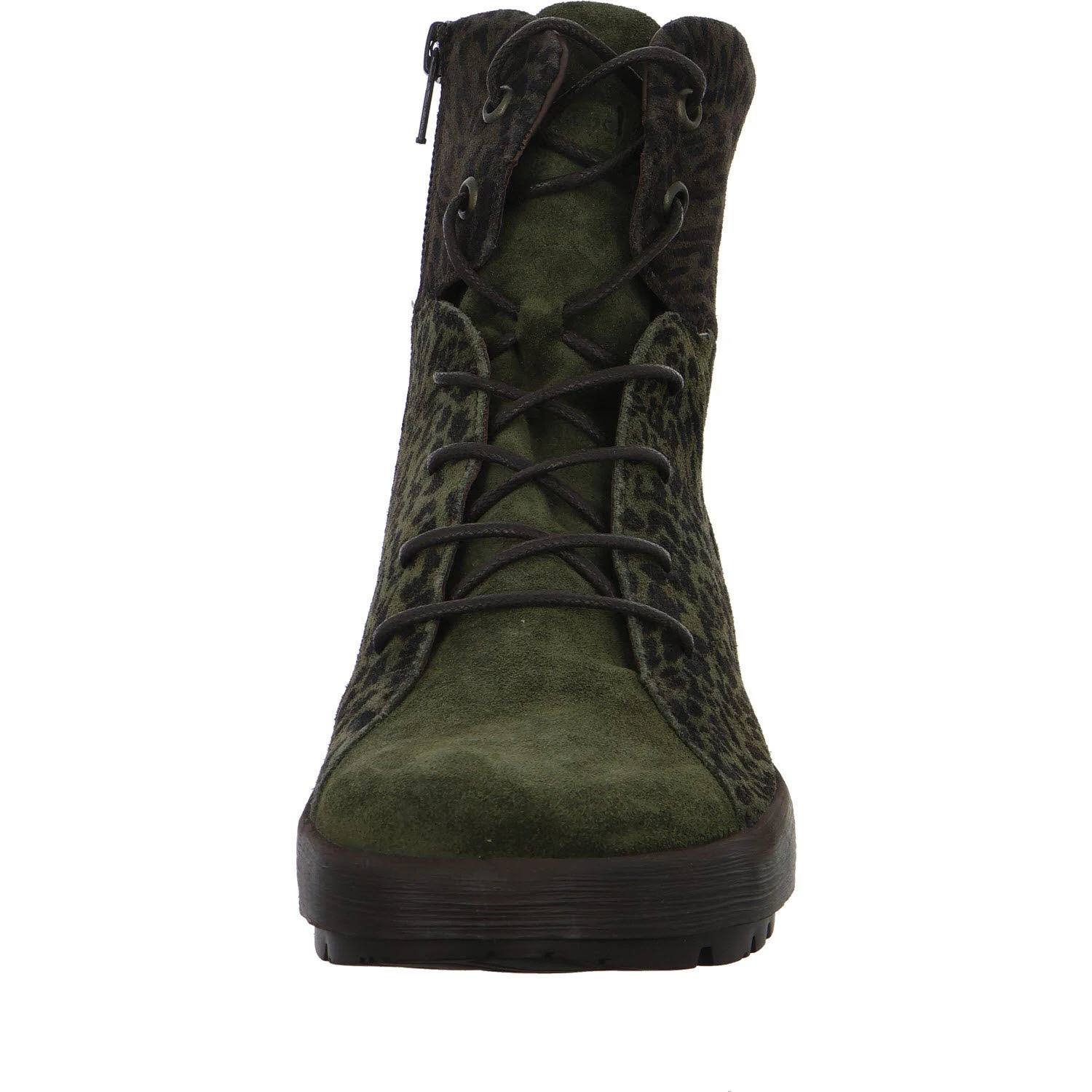 Think Damen Schnürstiefel 3-001429-7000 Comoda olive/kombi F 1/2 (normal)