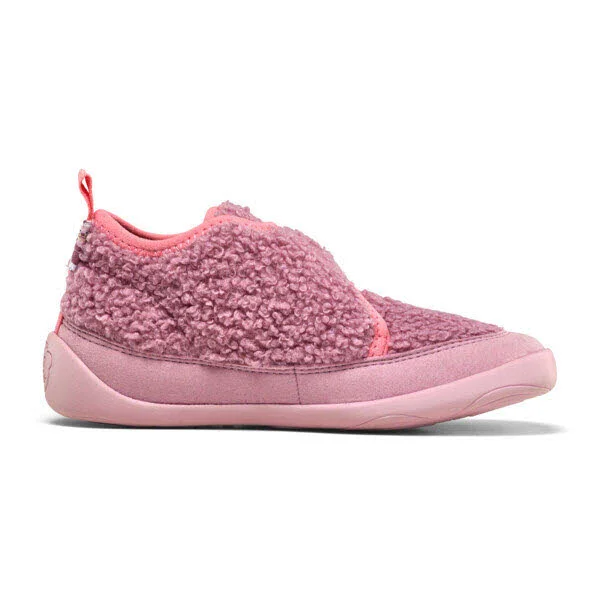 Affenzahn Kinder Hausschuhe 01492-40176 Hausschuh Vegan Fleecy Otter pink,lila normal