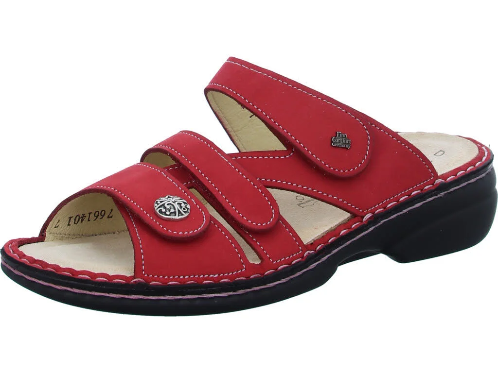 Finn Comfort Damen Pantoletten 82568-007351 Ventura-S Monzared weit