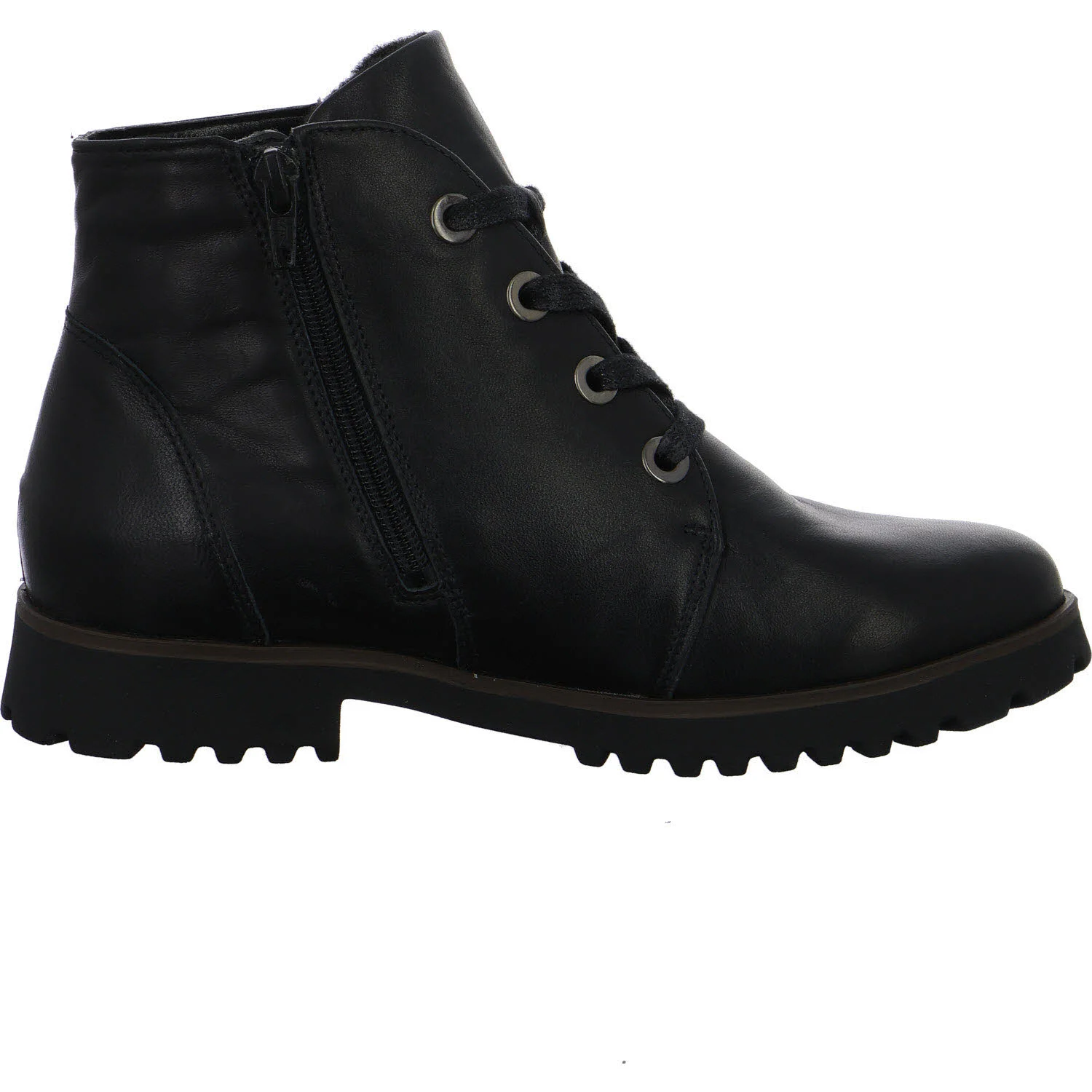 Waldläufer Damen Schnürstiefel 772804-144/001 H-Elisa schwarz H (weit)