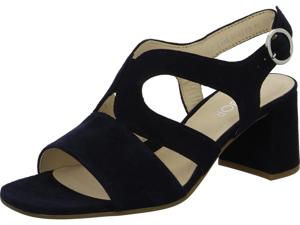 Gabor Damen Sandalen 81.713.16 81.713 dark blue F (schmal/normal)
