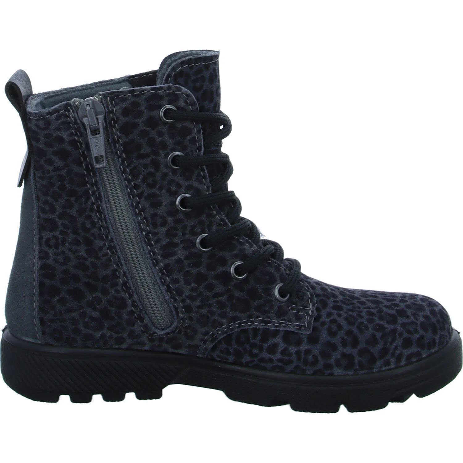 Ricosta Kinder Schnürstiefel 50 7700402/480 Anni carbon WMS mittel
