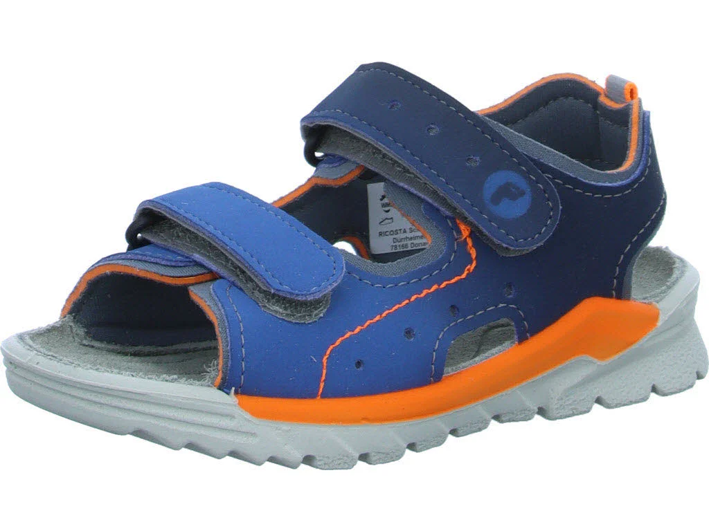 Element 1 von 8 (Bild) – Ricosta Kinder Sandalen 50 4501302/140 Wave adriatic/grau WMS mittel
