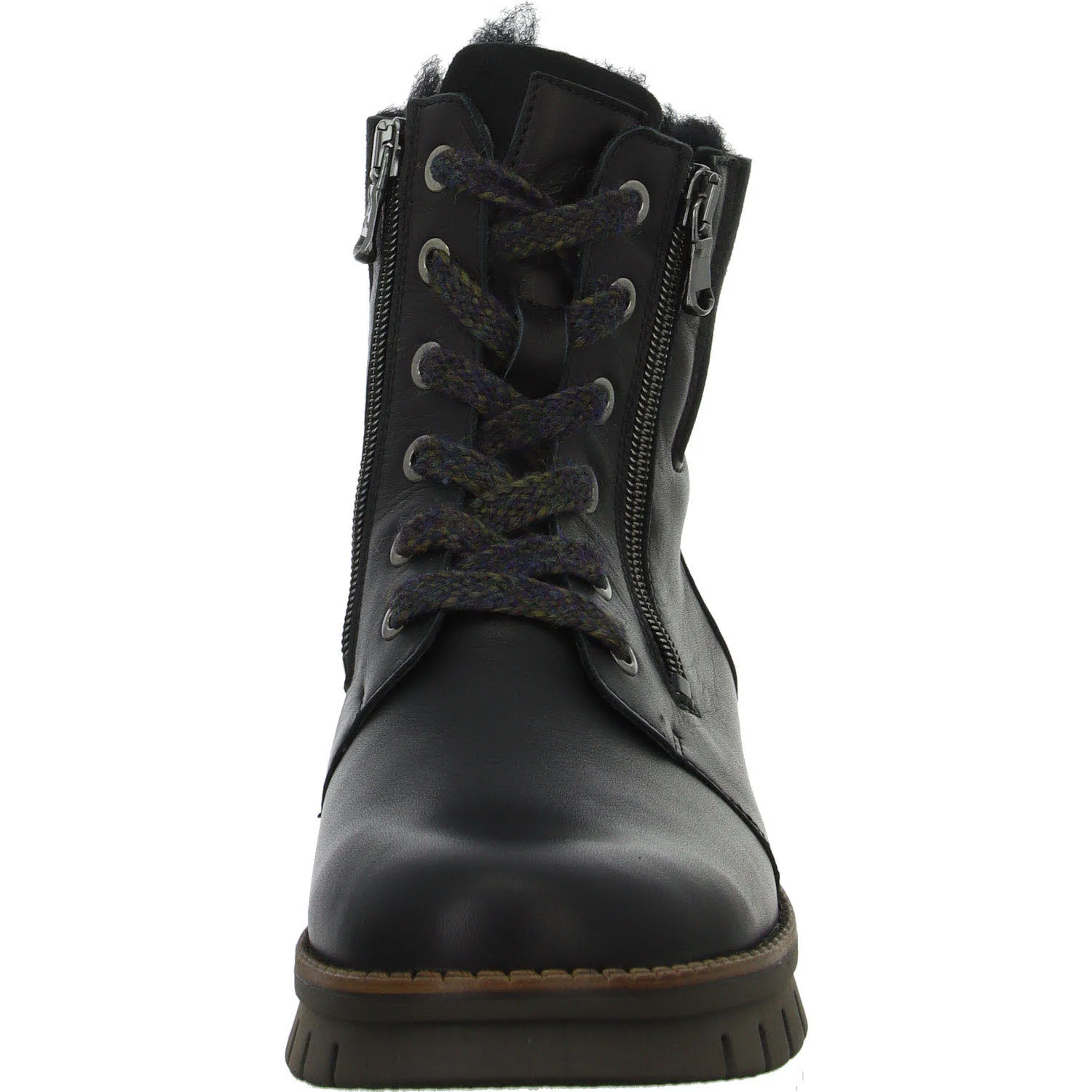 Waldläufer Damen Schnürstiefel warm 975901-202/001 H-Xara schwarz H (weit)