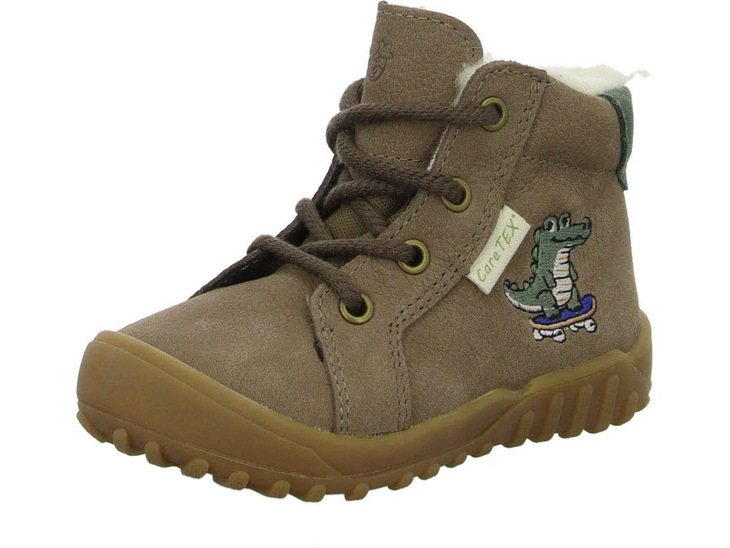 Ricosta Kinder Schnürstiefel 50 3301003/270 Dusty schoko WMS weit