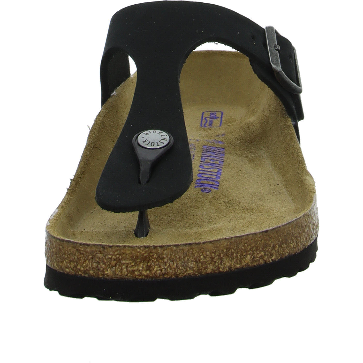 Element 3 von 8 (Bild) – BIRKENSTOCK Pantoletten 1019023 Gizeh Soft Footbed Schwarz normal