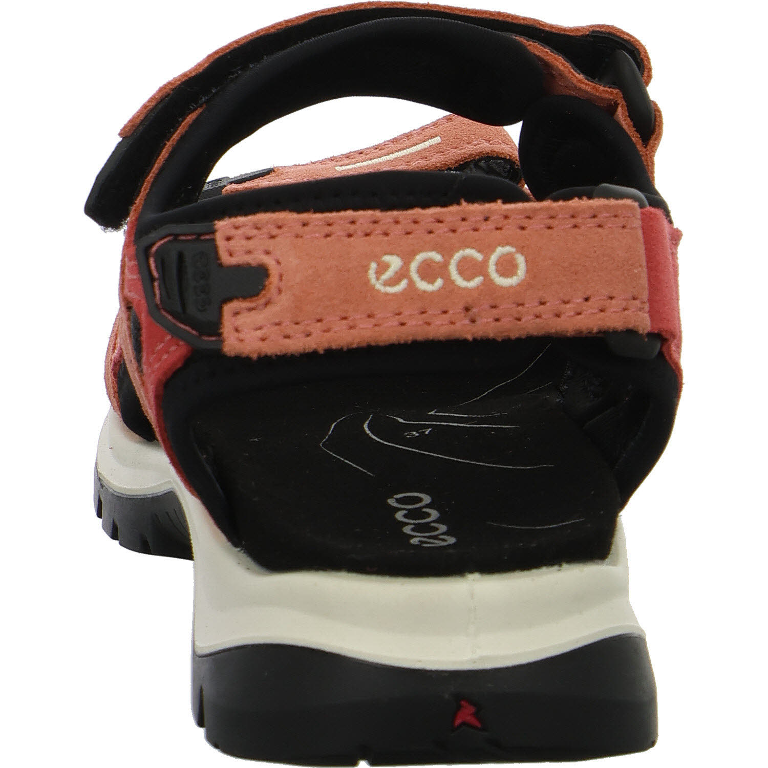Ecco Damen Sandalen 069563/61539 Offroad burnt coal/spiced coral normal