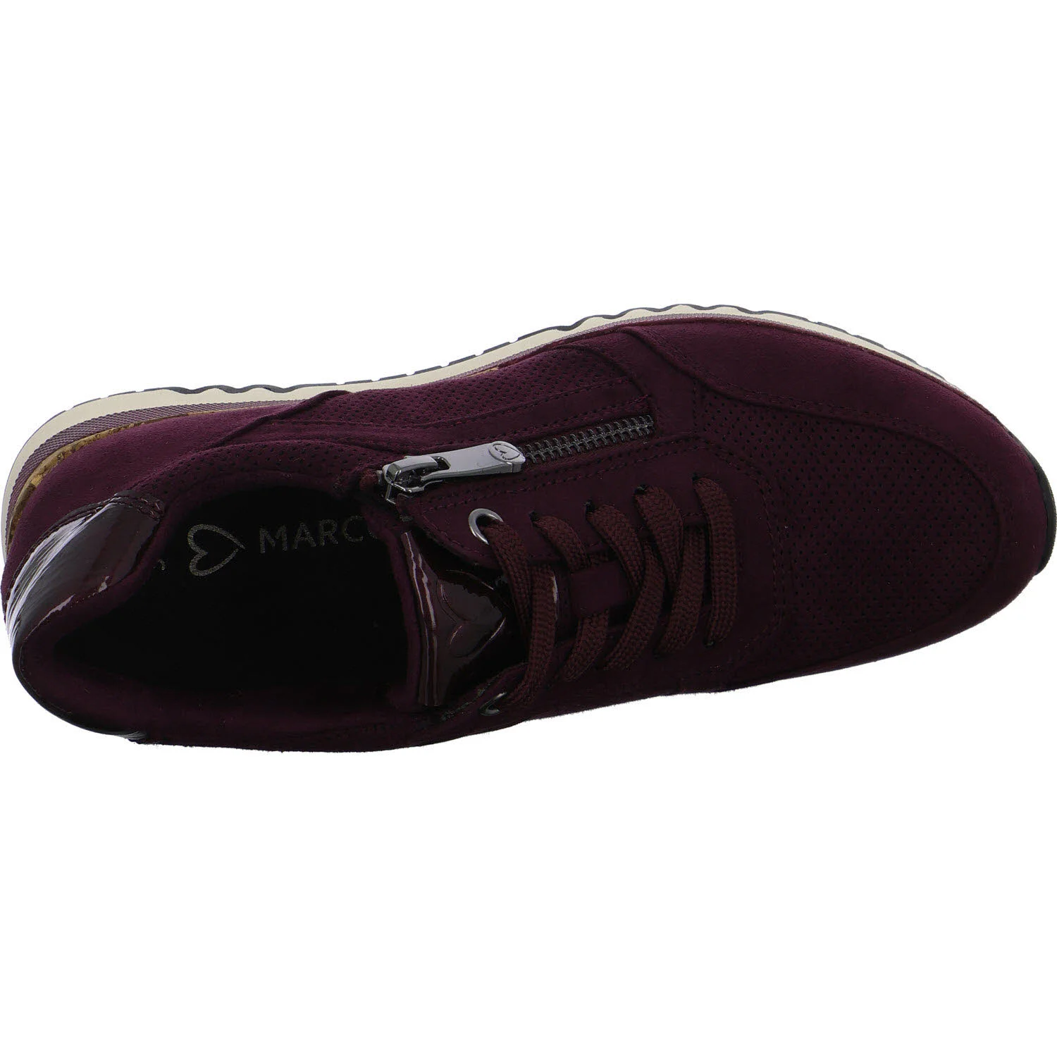 Marco Tozzi Damen Schnürschuhe 2-23781-41/567 2-23781-41 mulberry comb normal