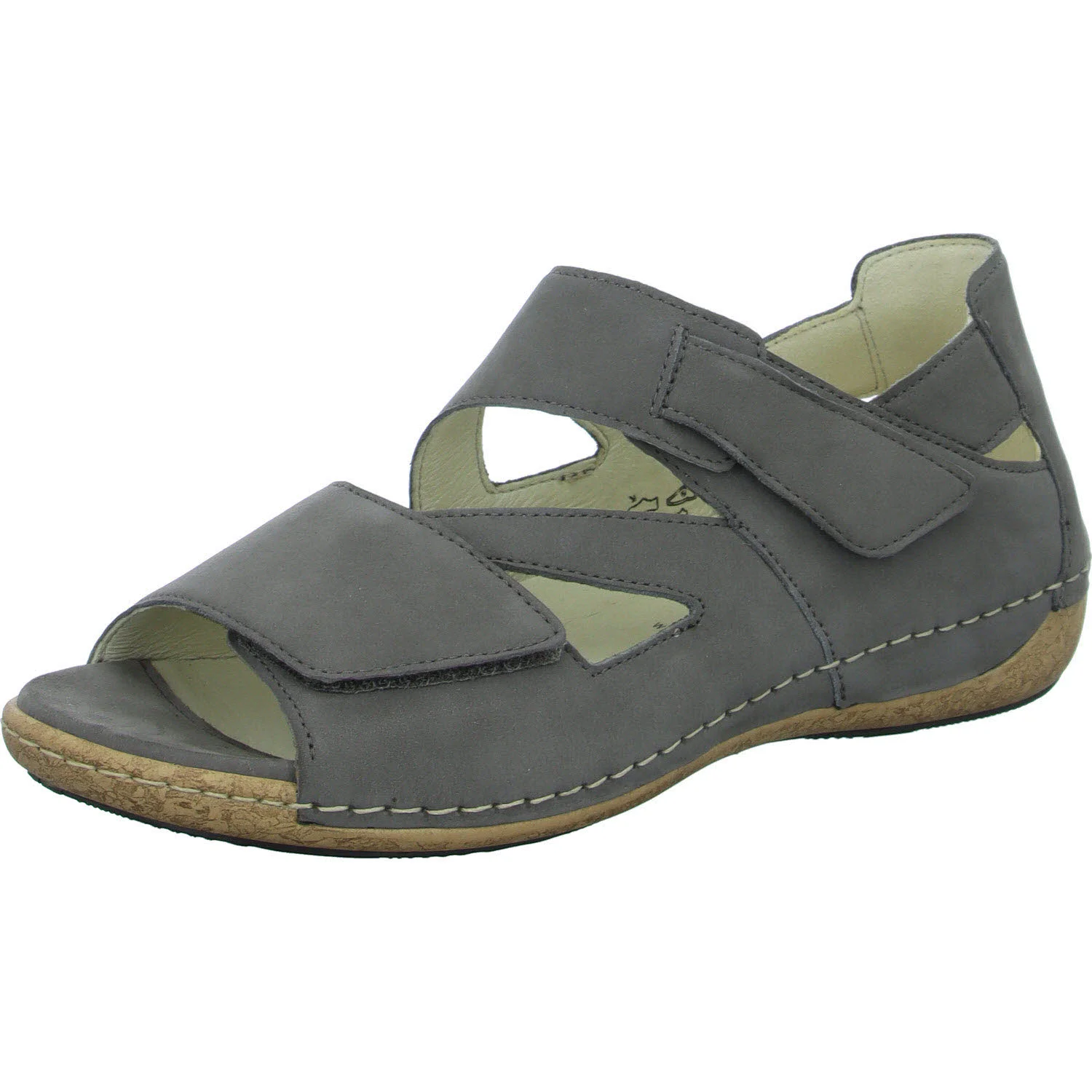 Waldläufer Damen Sandalen 342025-191/088 Heliett pietra H (weit)