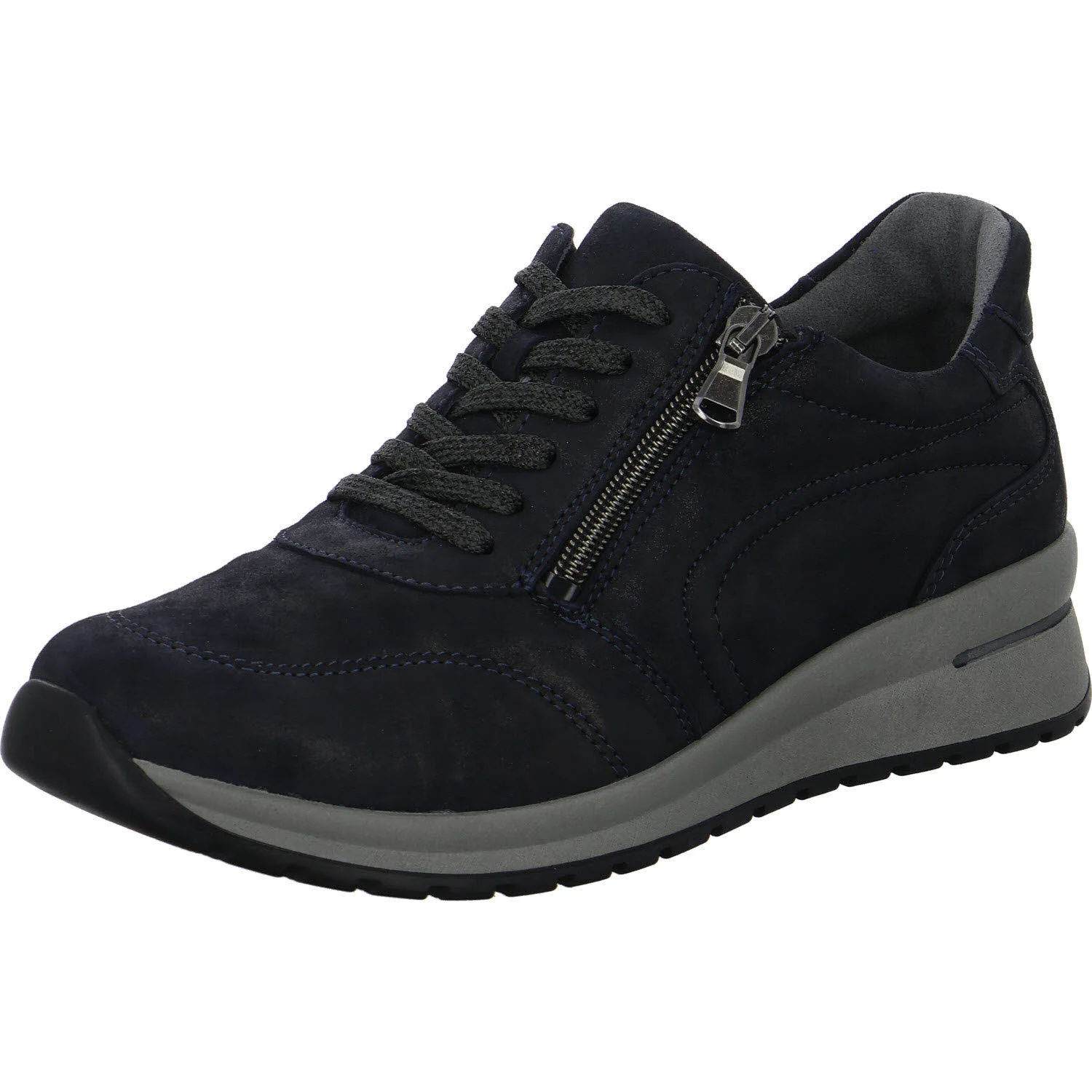 Waldläufer Damen Schnürschuhe 928002-192/217 H-Inessa marine H (weit)