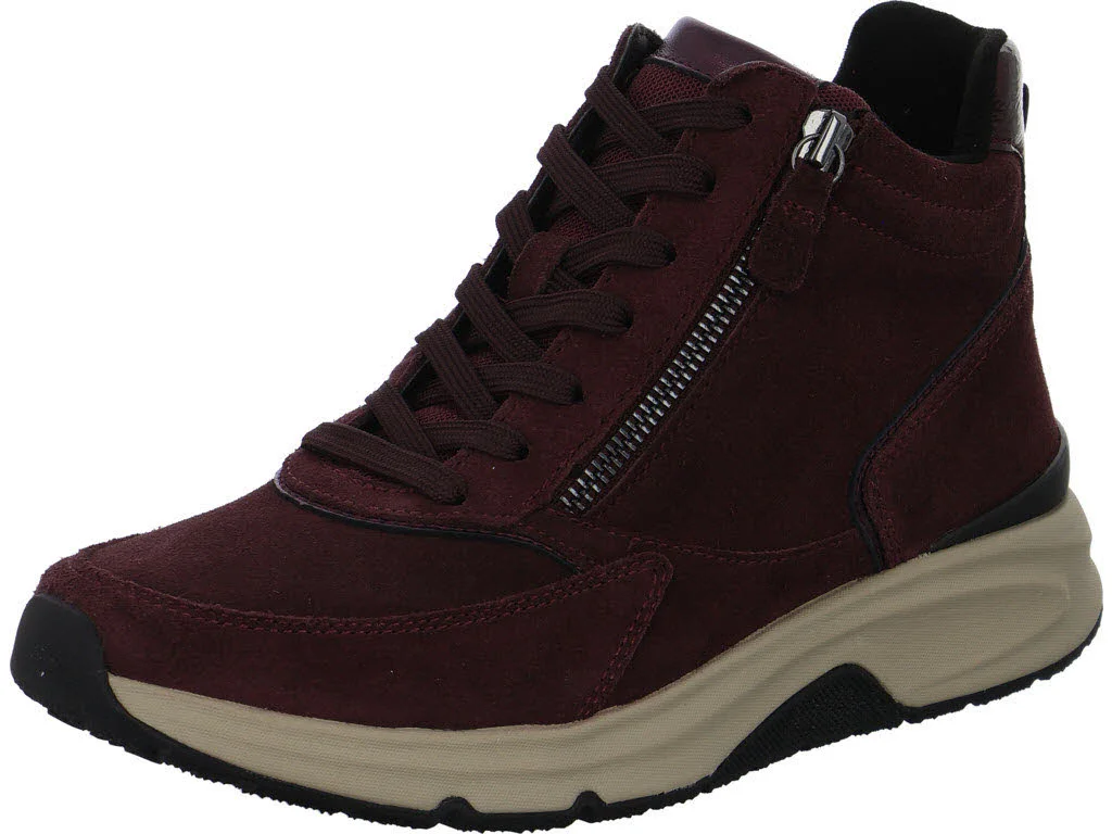 Gabor Rollingsoft Damen Schnürstiefel 0803.02.005 0803.02 merlot k. (micro) G (normal)