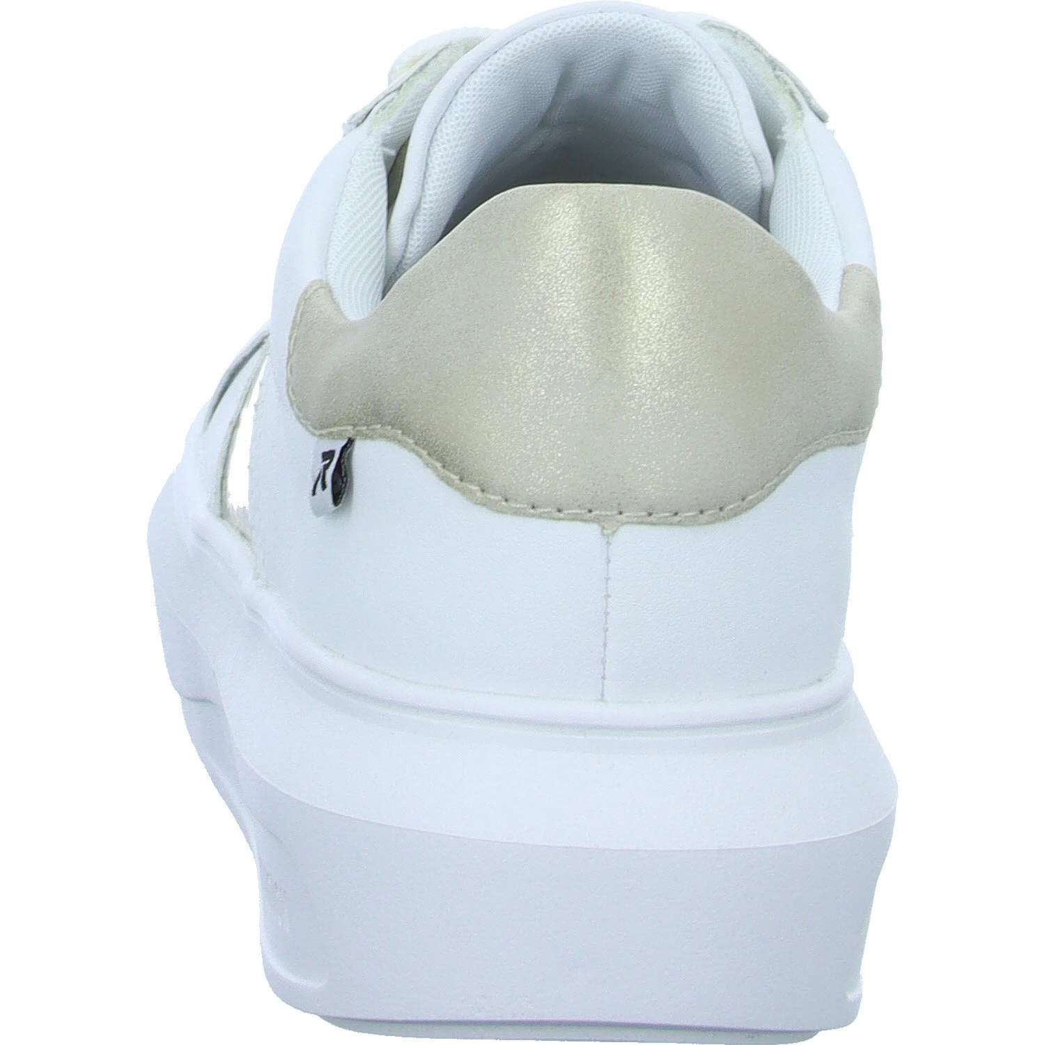Element 4 von 8 (Bild) – Rieker Damen Schnürschuhe W1202-82 W1202 weiss/muschel/gold-silber F 1/2 (normal)