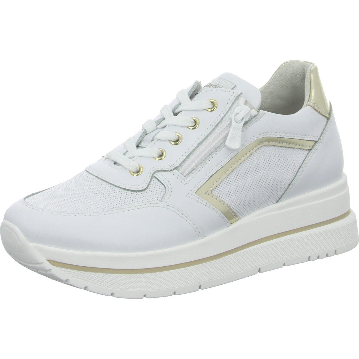 NeroGiardini Damen Schnürschuhe E512909D 707 E512909D bianco normal