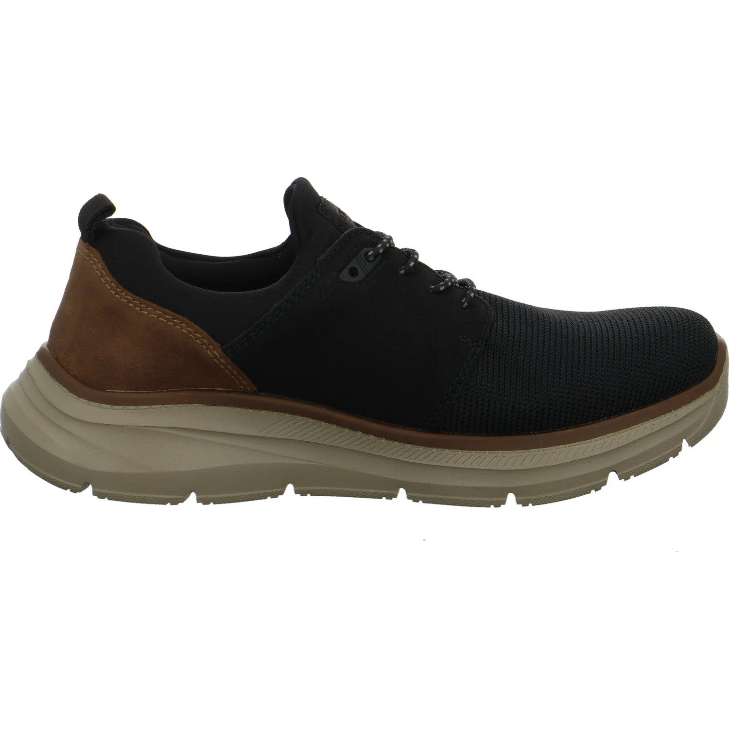 Rieker Herren Slipper B1850-00 B1850 schwarz/schwarz/zimt/schwarz G 1/2 (weit)