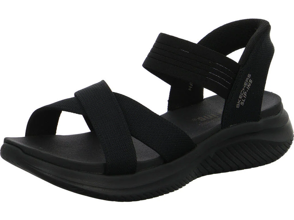 Skechers Damen Sandalen 119975 BBK Ultra Flex 3.0 - Never Netter black normal