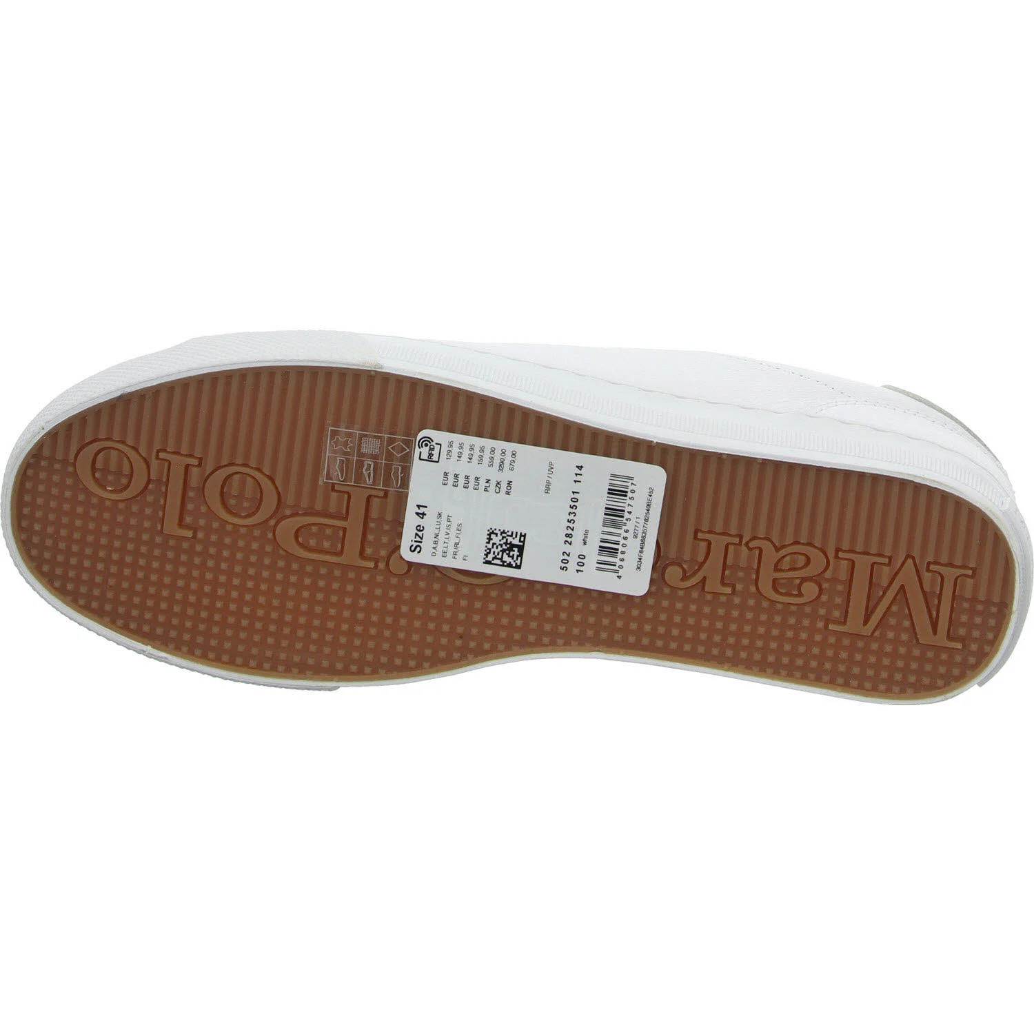 Marc O'Polo Herren Schnürschuhe 502 28253501114 100 50228253501114 white normal