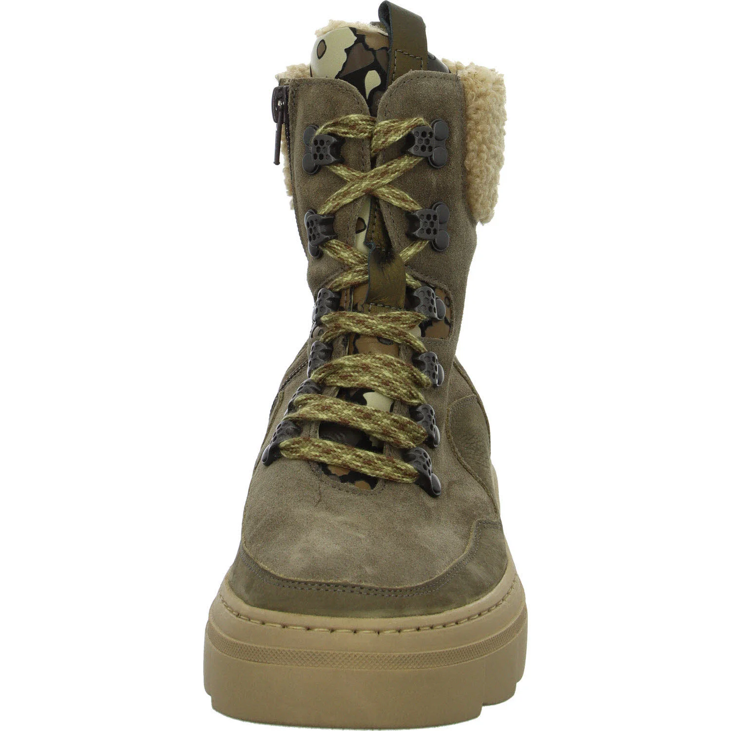 Element 3 von 8 (Bild) – Waldläufer Damen Schnürstiefel warm 977806-500/344 H-Saiga schlamm motta taupe H (weit)