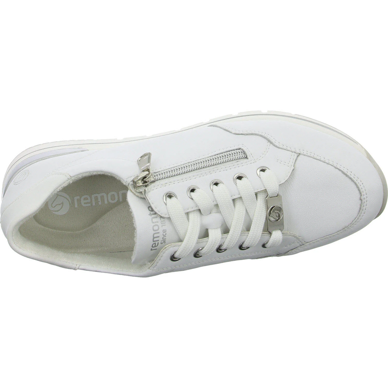 Remonte Damen Schnürschuhe R6716-80 R6716 weiss/weiss G (weit)