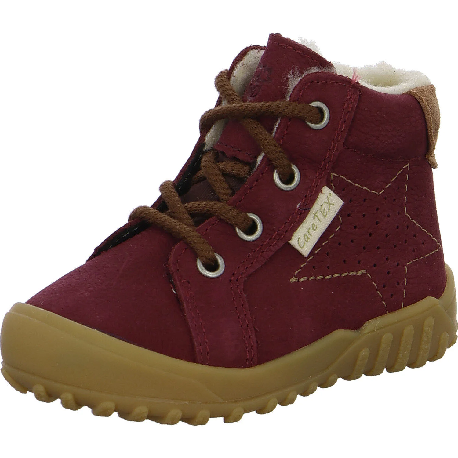 Element 2 von 8 (Bild) – Ricosta Kinder Schnürstiefel 50 3300303/370 Denny burgund WMS weit