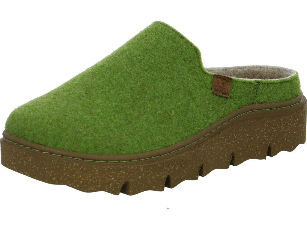 Josef Seibel Damen Winterpantoffel 53001TE257/600 Carmaux 01 grün normal