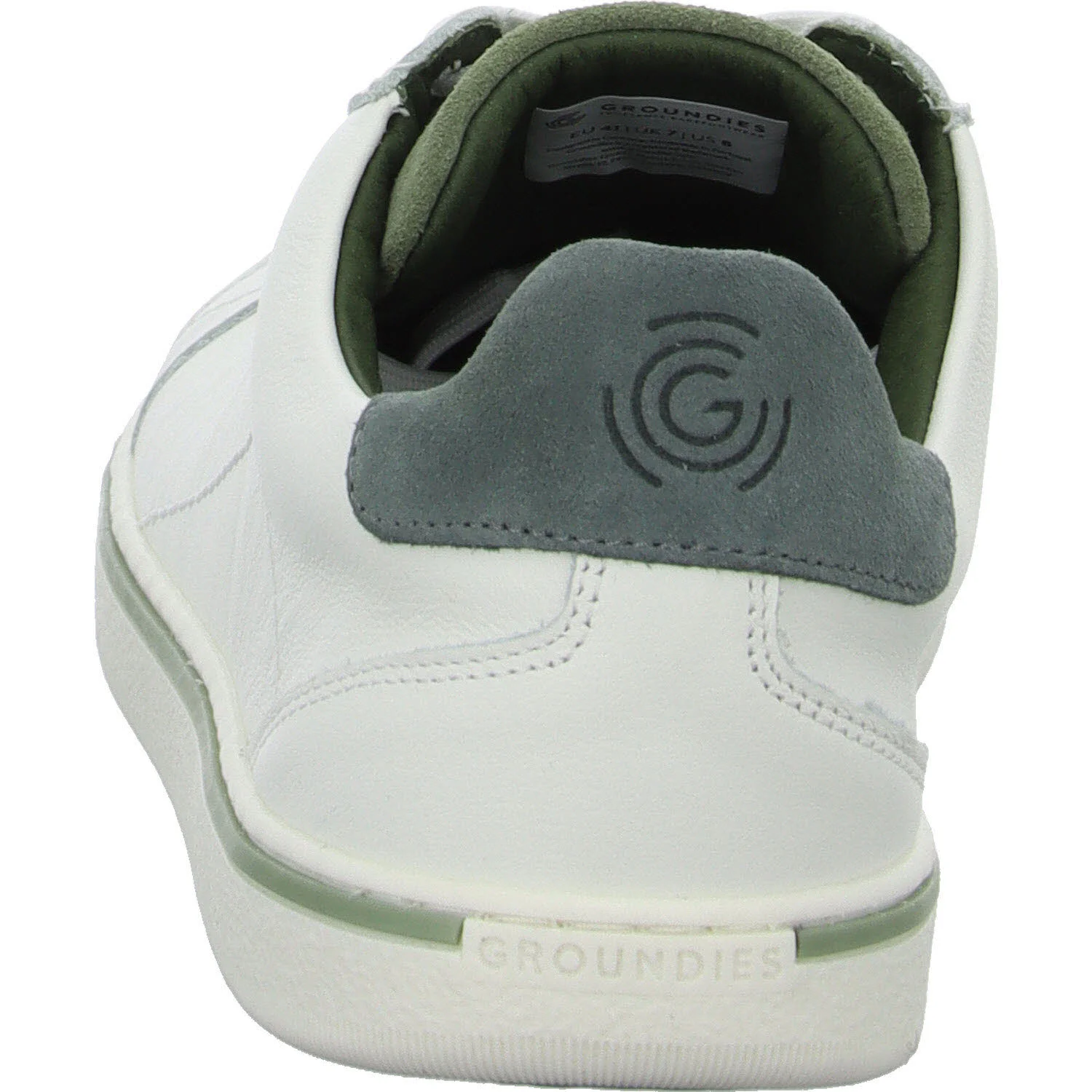 Groundies Schnürschuh 210233-44 Galaxy white/sage green weit