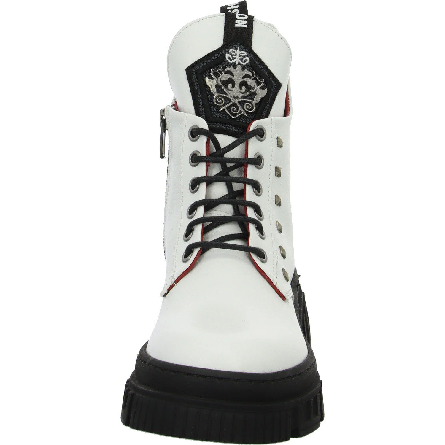 2go Fashion Damen Schnürstiefel 8249501-1 8249501 weiss normal