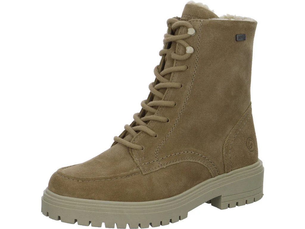 Remonte Damen Schnürstiefel warm D4B70-20 D4B70 camel G (weit)