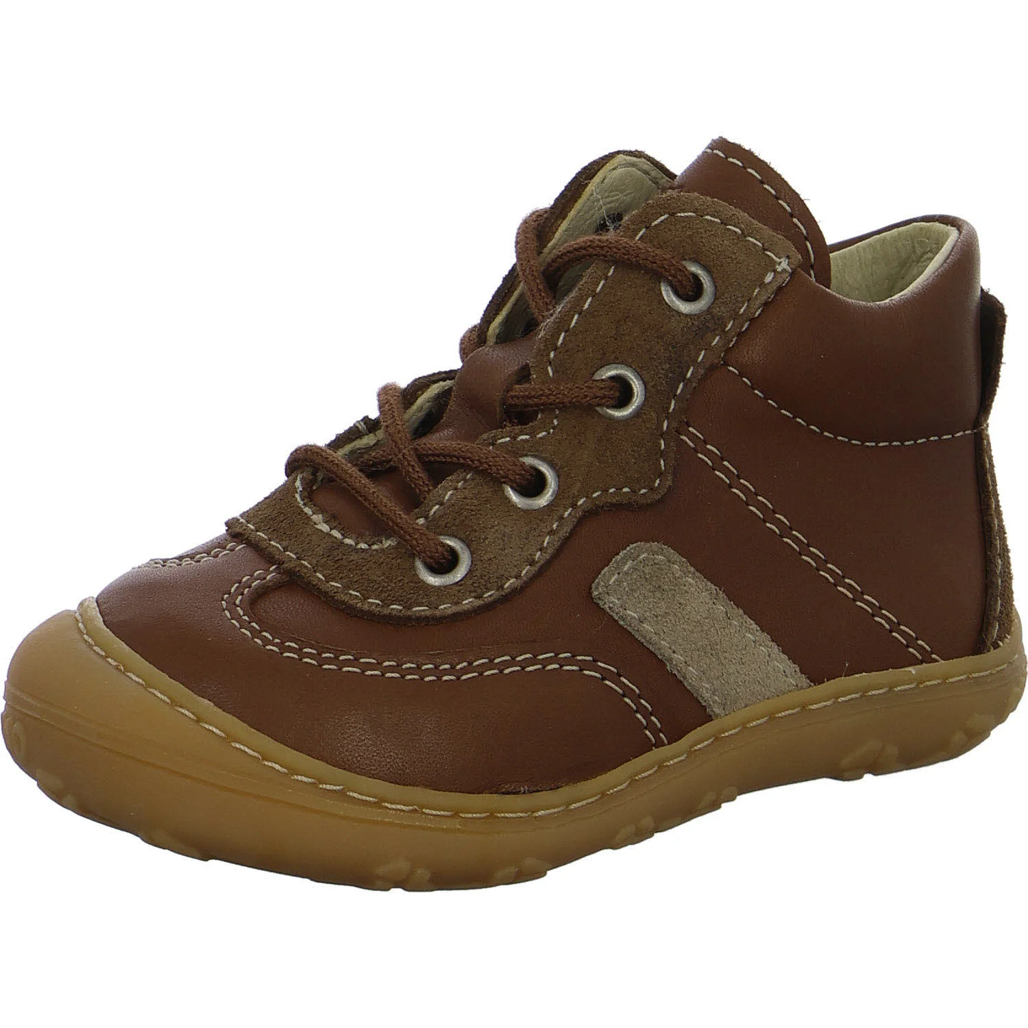 Ricosta Kinder Halbschuhe zum Schnüren 50 1205402/260 Tracy cognac WMS mittel