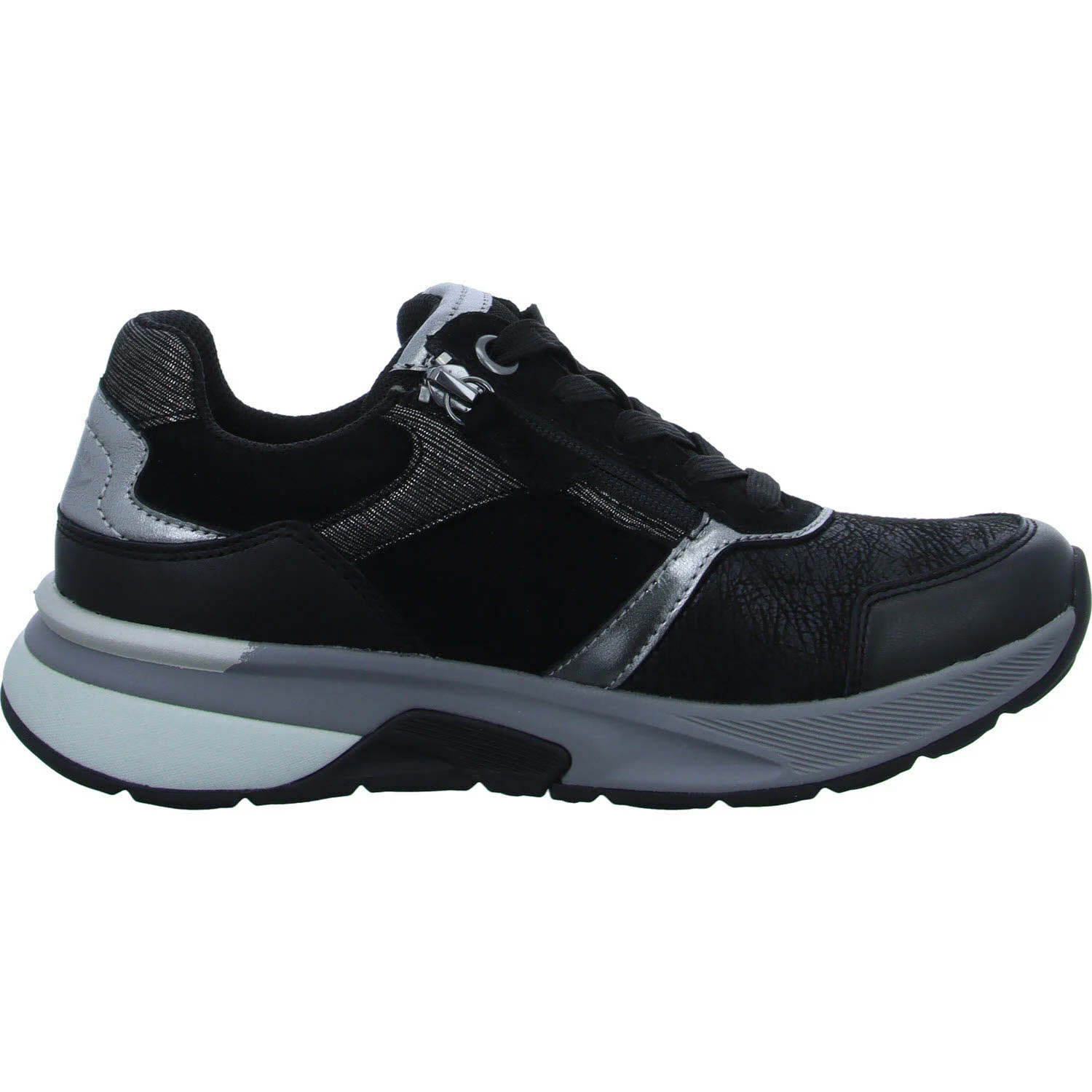 Element 7 von 8 (Bild) – Gabor Rollingsoft Damen Schnürschuhe 0105.01.001 0105.01 black kombi G (normal)