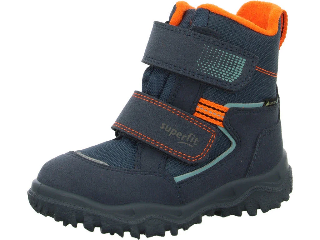 Superfit Kinder Winterstiefel 1-006082-8030 Husky blau/orange WMS mittel