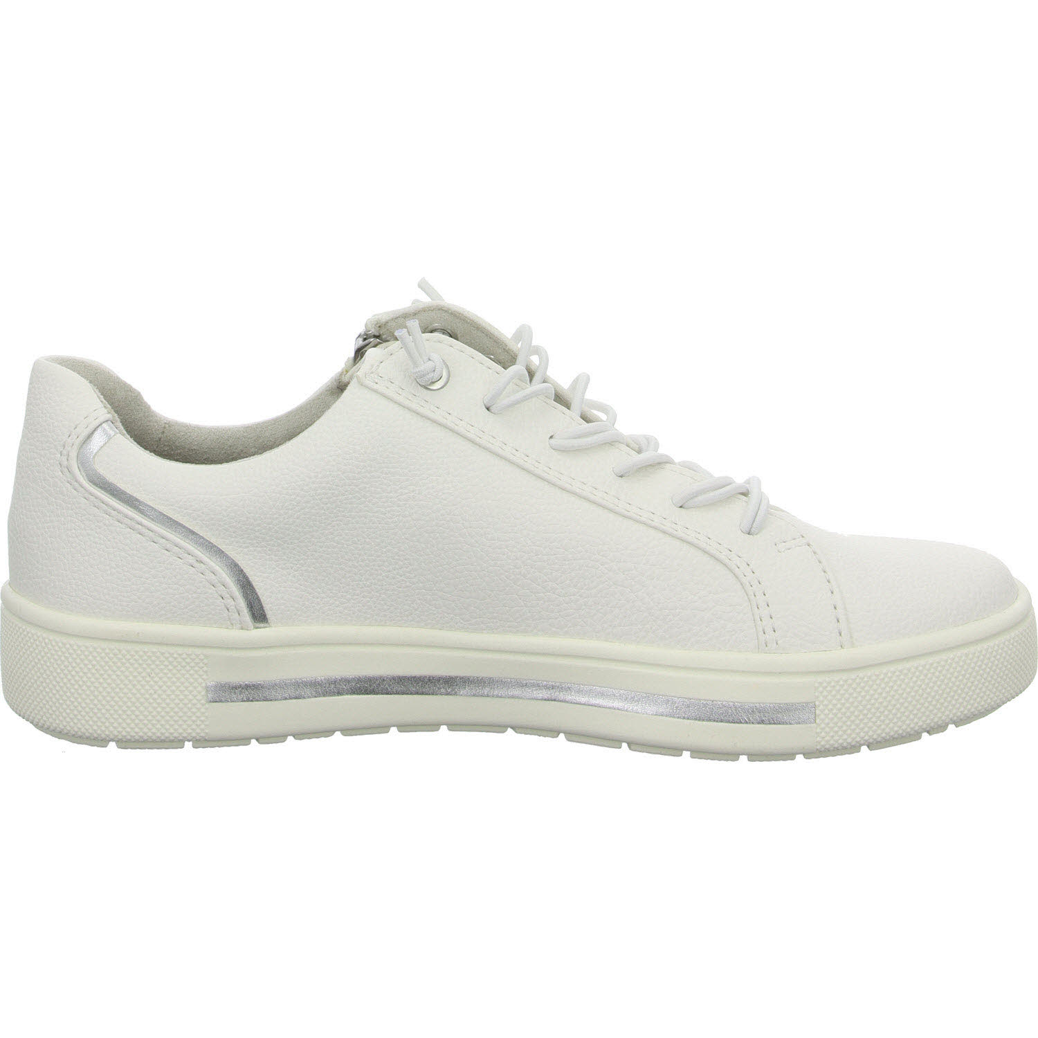 Element 7 von 8 (Bild) – Jana Damen Slipper 8-23660-42/191 8-23660-42 white/silver H (weit)