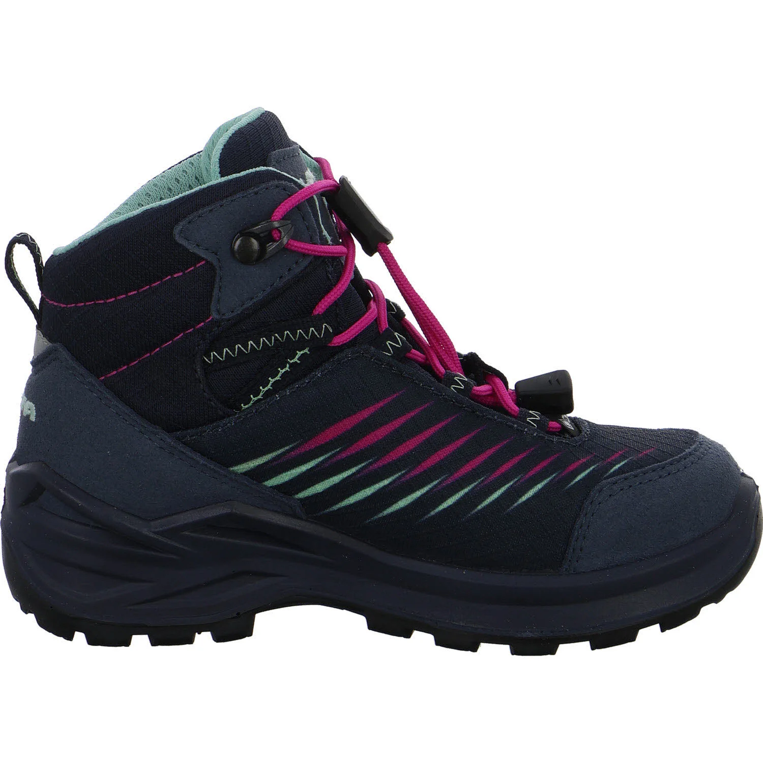Lowa Kinder Schaftstiefel 641129/6924 Zirrox II GTX Mid Jr navy/pink normal