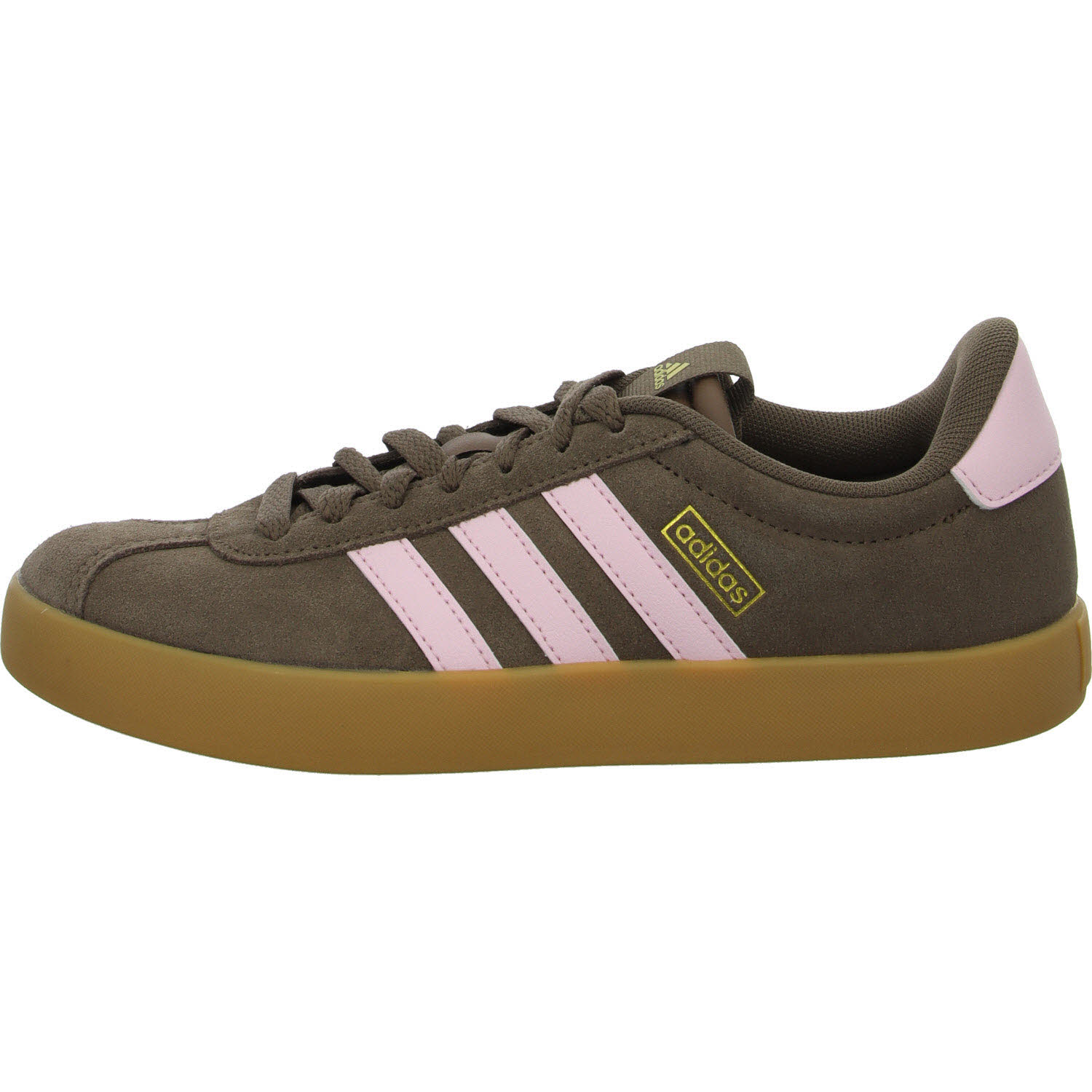 Adidas Damen Schnürschuhe IH6516/000 VL COURT 3.0 earth strata/clear pink/gold met. normal