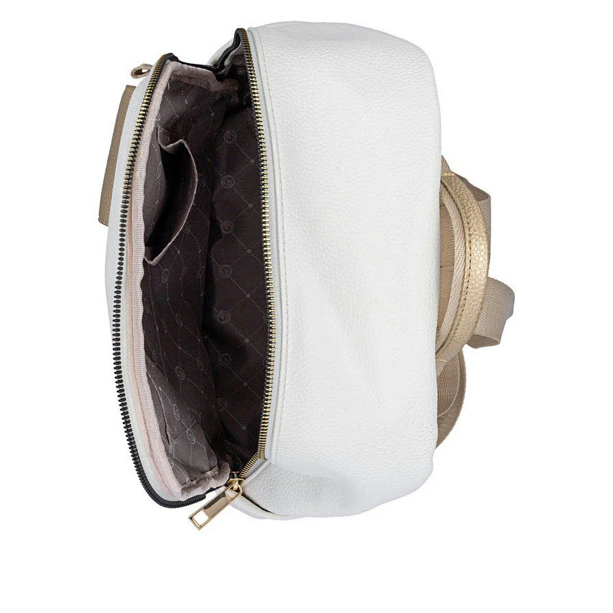 Remonte Rucksäcke Q0537-81 Q0537 weiss/weiss-nautic/gold