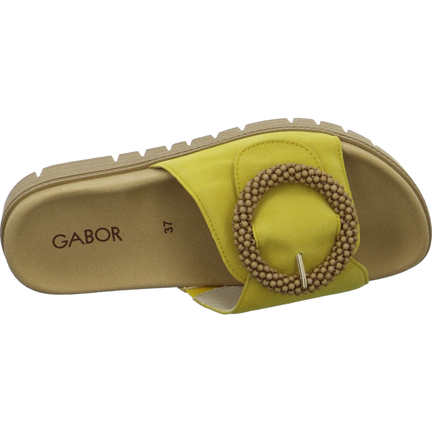 Gabor Damen Pantoletten 83.745.10 83.745 dark sole F (schmal/normal)