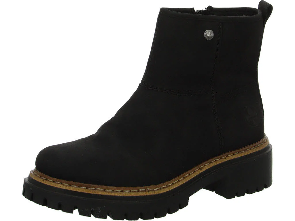 Rieker Damen Stiefelette warm 72671-00 72671 schwarz F (normal)