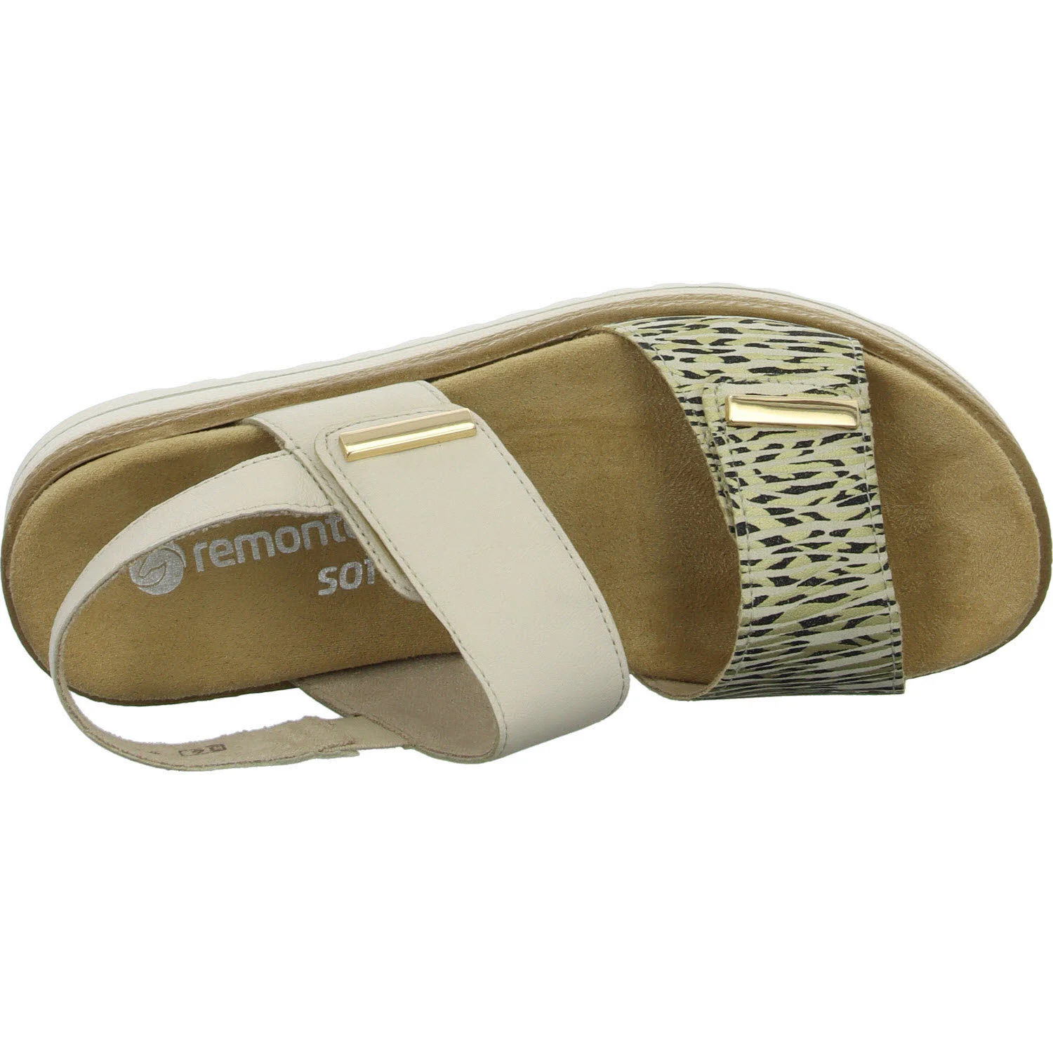 Element 8 von 8 (Bild) – Remonte Damen Sandalen D0Q59-60 D0Q59 beige-gold/porzellan F 1/2 (normal)