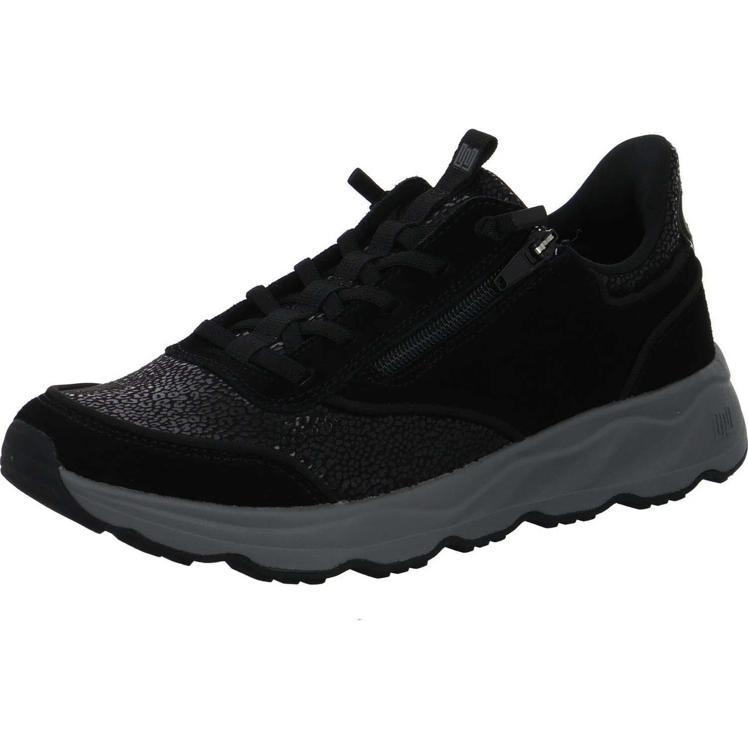 Waldläufer Damen Slipper 588H01-100/001 H-Tessi schwarz H (weit)