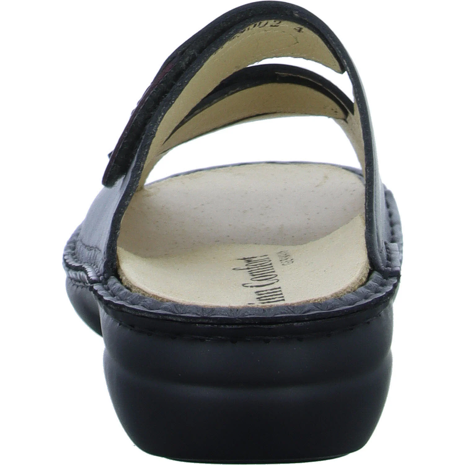 Element 4 von 8 (Bild) – Finn Comfort Damen Pantoletten 02554-902824 Kos ANTHRAZIT/AMARONE weit