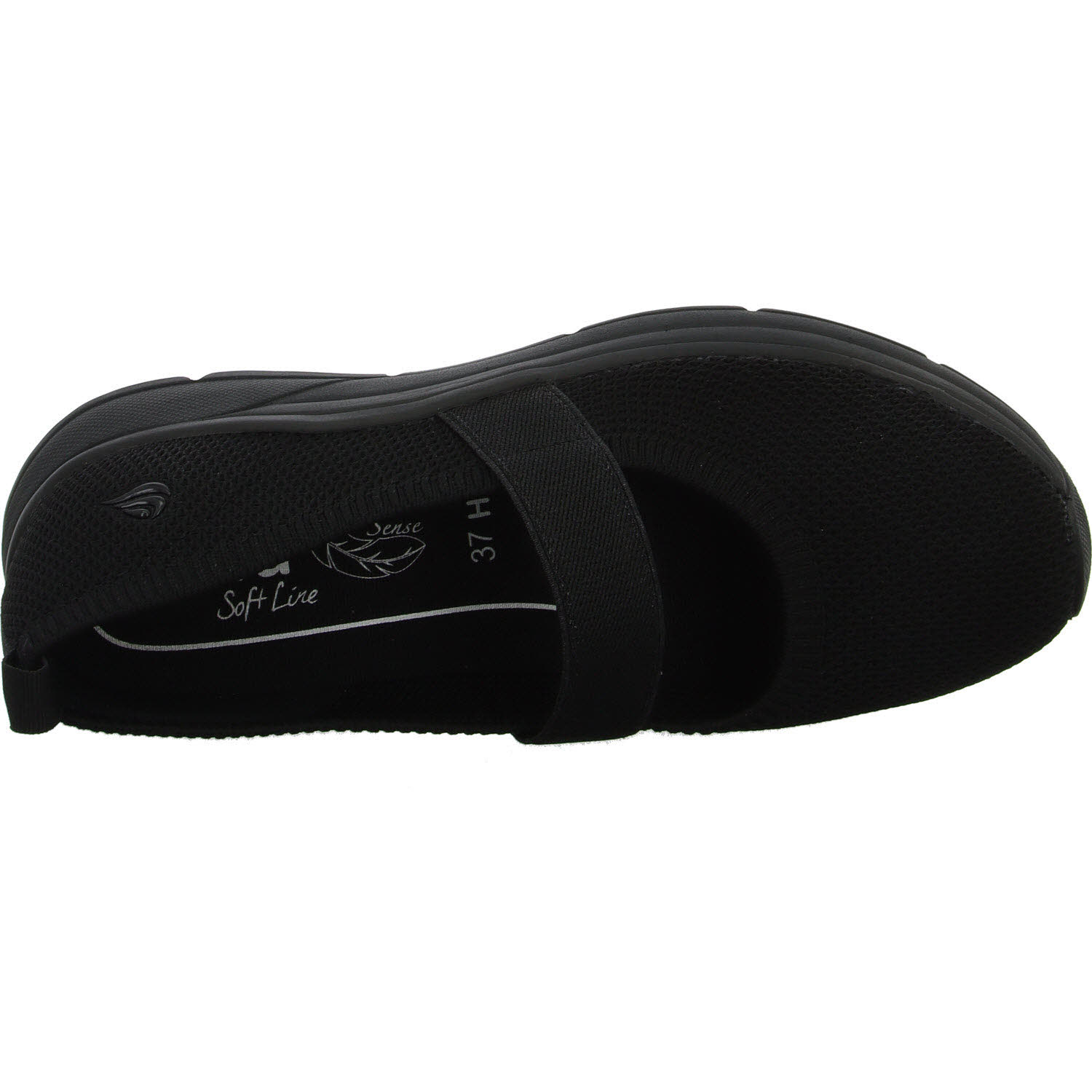 Jana Damen Slipper 8-22183-46/001 8-22183-46 black H (weit)