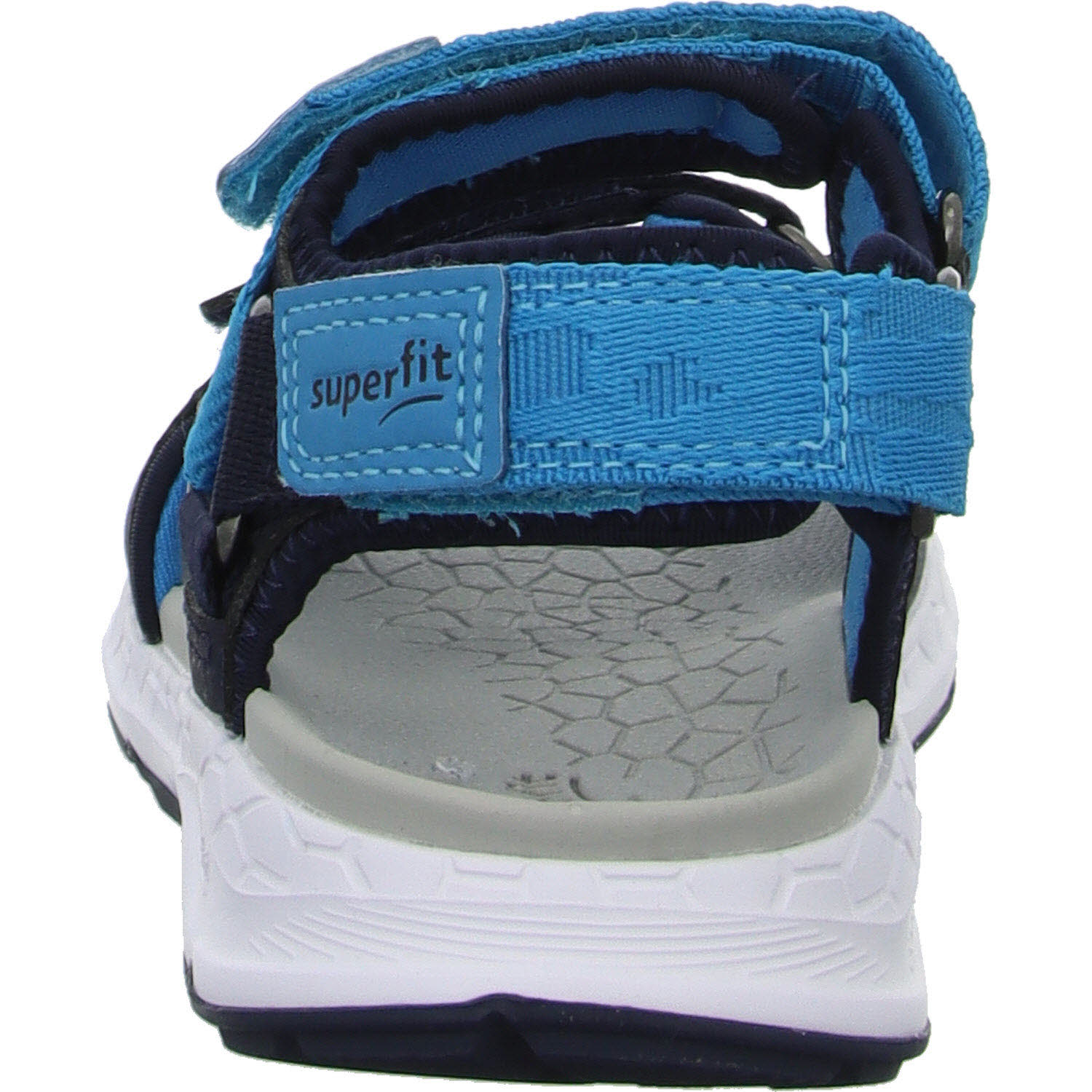 Superfit Kinder Sandalen 1-000580-8040 Criss Cross blau/türkis WMS mittel
