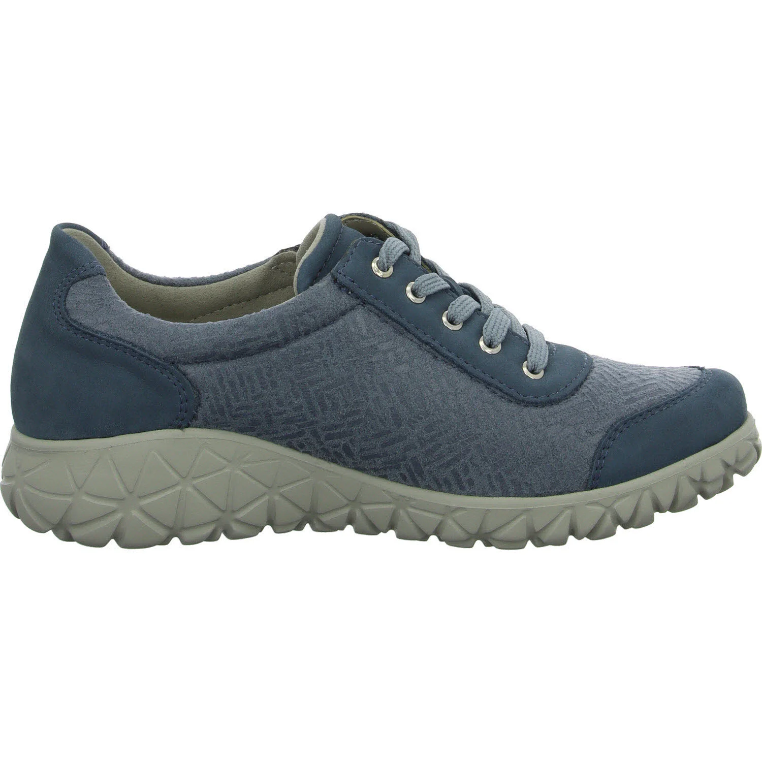 Element 7 von 8 (Bild) – Waldläufer Damen Schnürschuhe H89001-227/263 Havy Soft denim H (weit)
