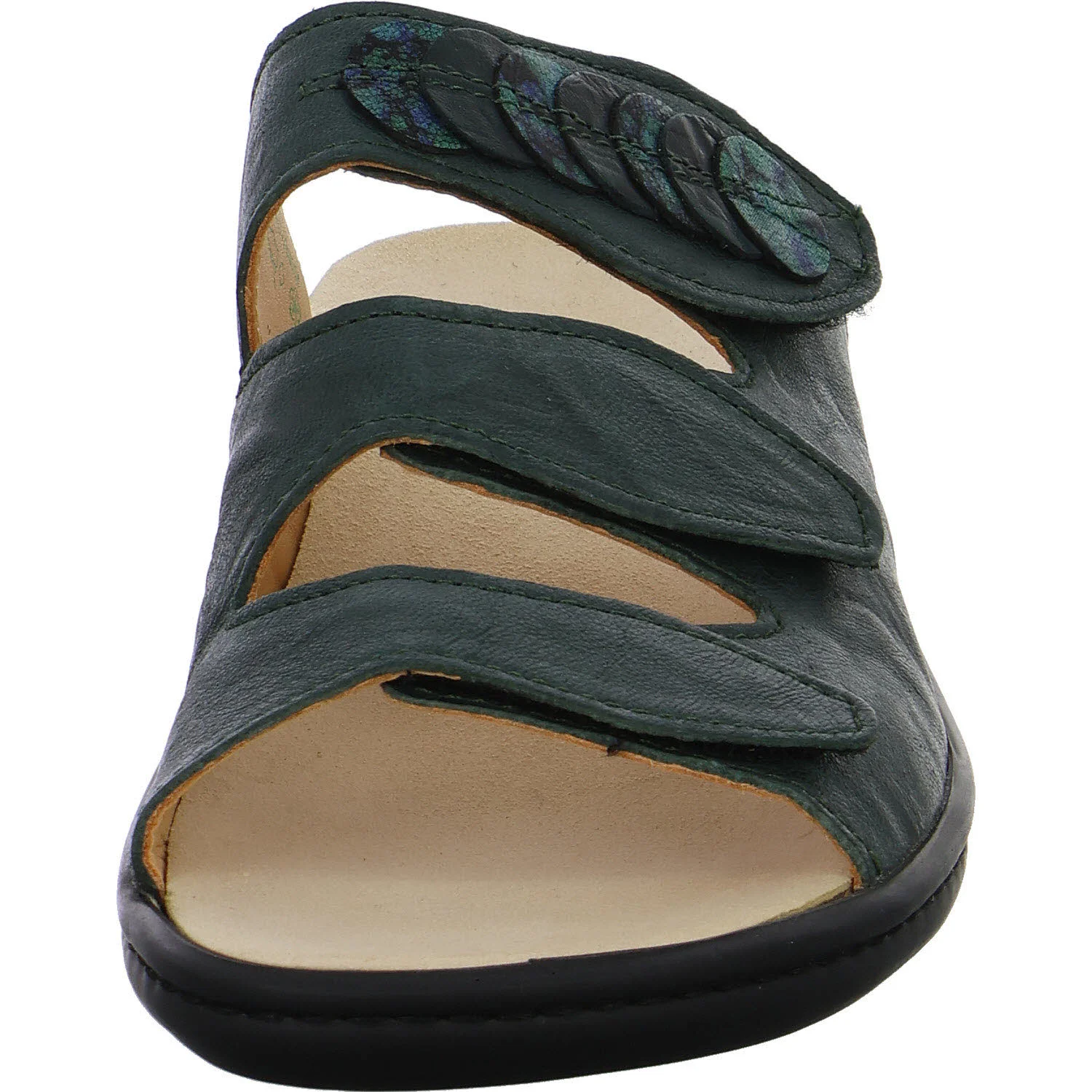 Think Damen Pantoletten 3-001050-7010 Camilla pino/kombi F 1/2 (normal)