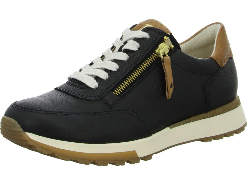 Paul Green Damen Schnürschuhe 5310-020 5310 black/cuoio normal