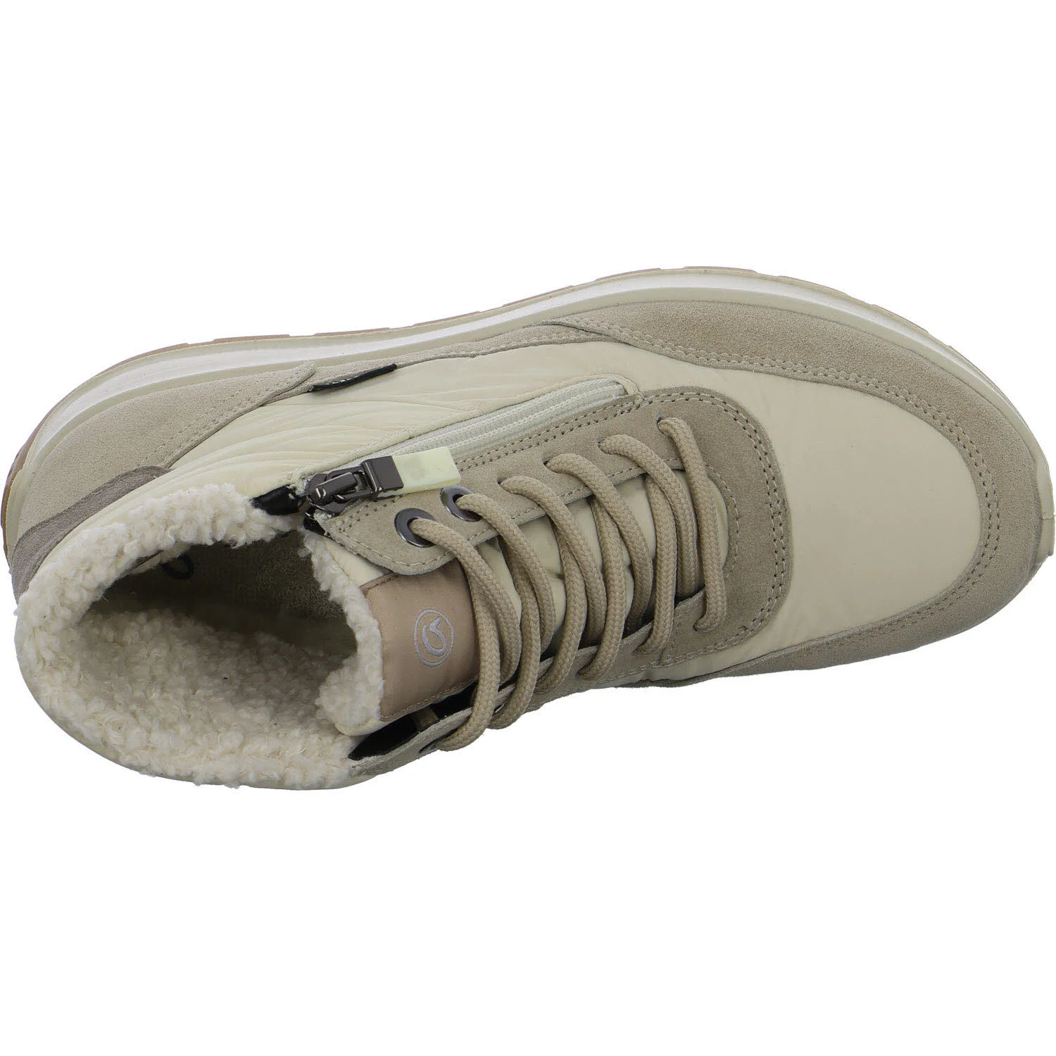 Ara Damen Schnürstiefel warm 12-25106-05 New York shell, cream, moon H (weit)