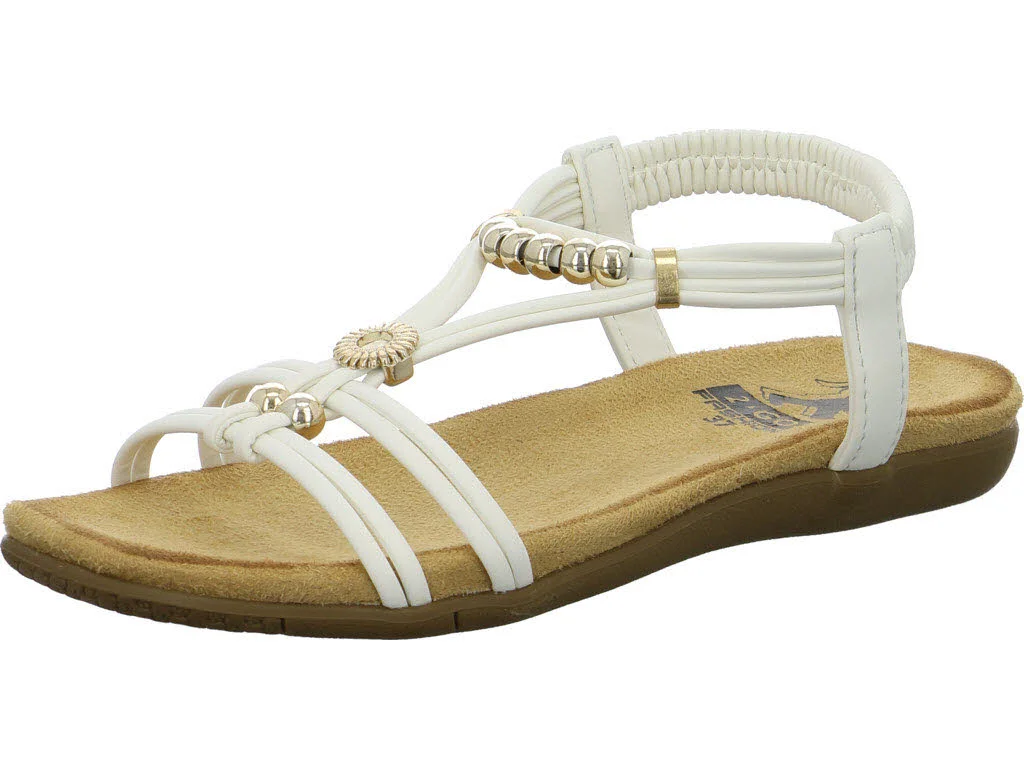 2go Fashion Damen Sandalen 8018843-1 8018843 weiss normal