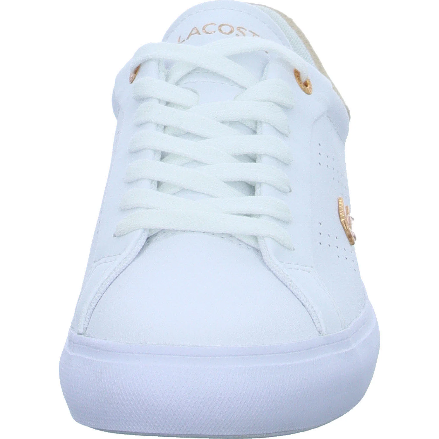 Lacoste Damen Schnürschuhe 48SFA0003_1Y9 Women's Powercourt 2.0 Sneakers Blush Pack white/light pink normal