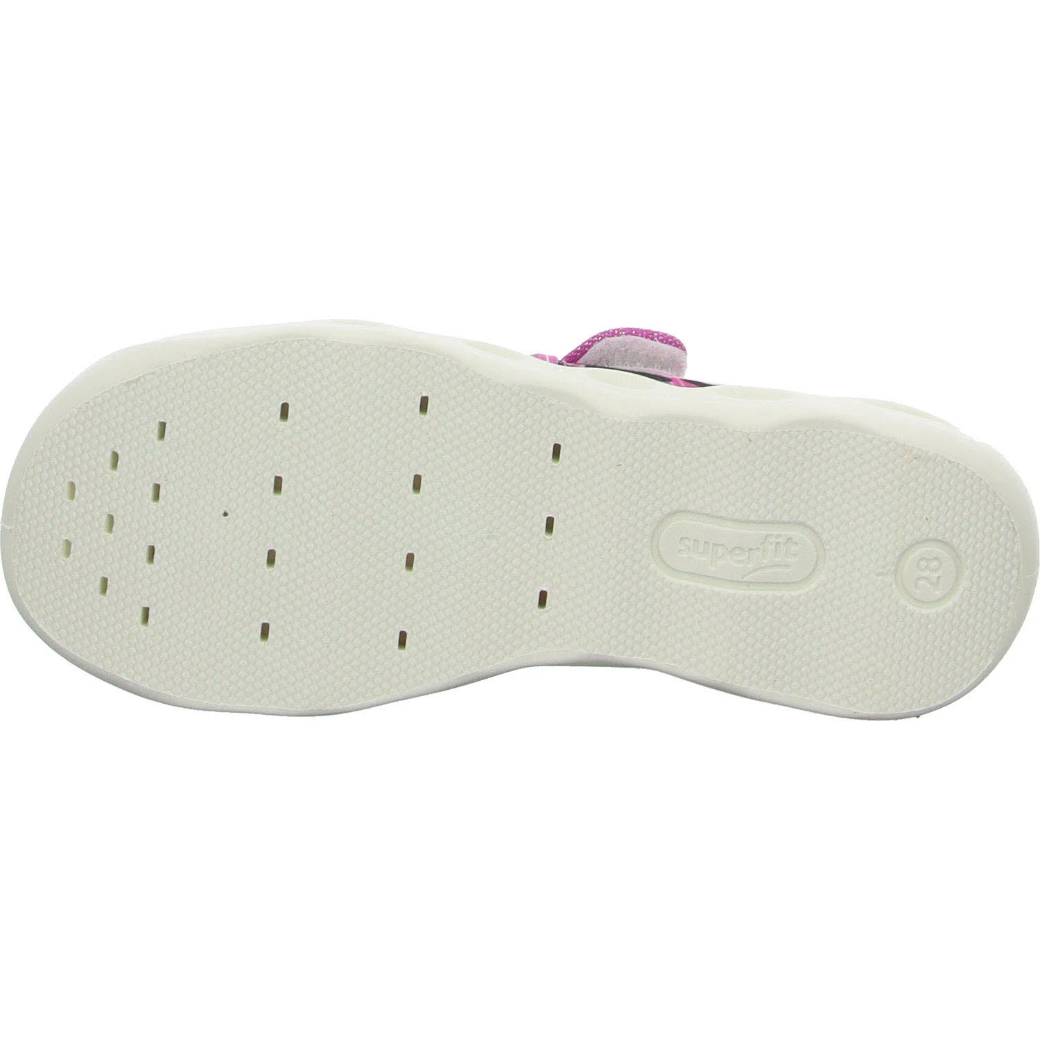 Superfit Kinder Hausschuhe 1-006272-5500 Bubble rosa/mehrfarbig WMS mittel