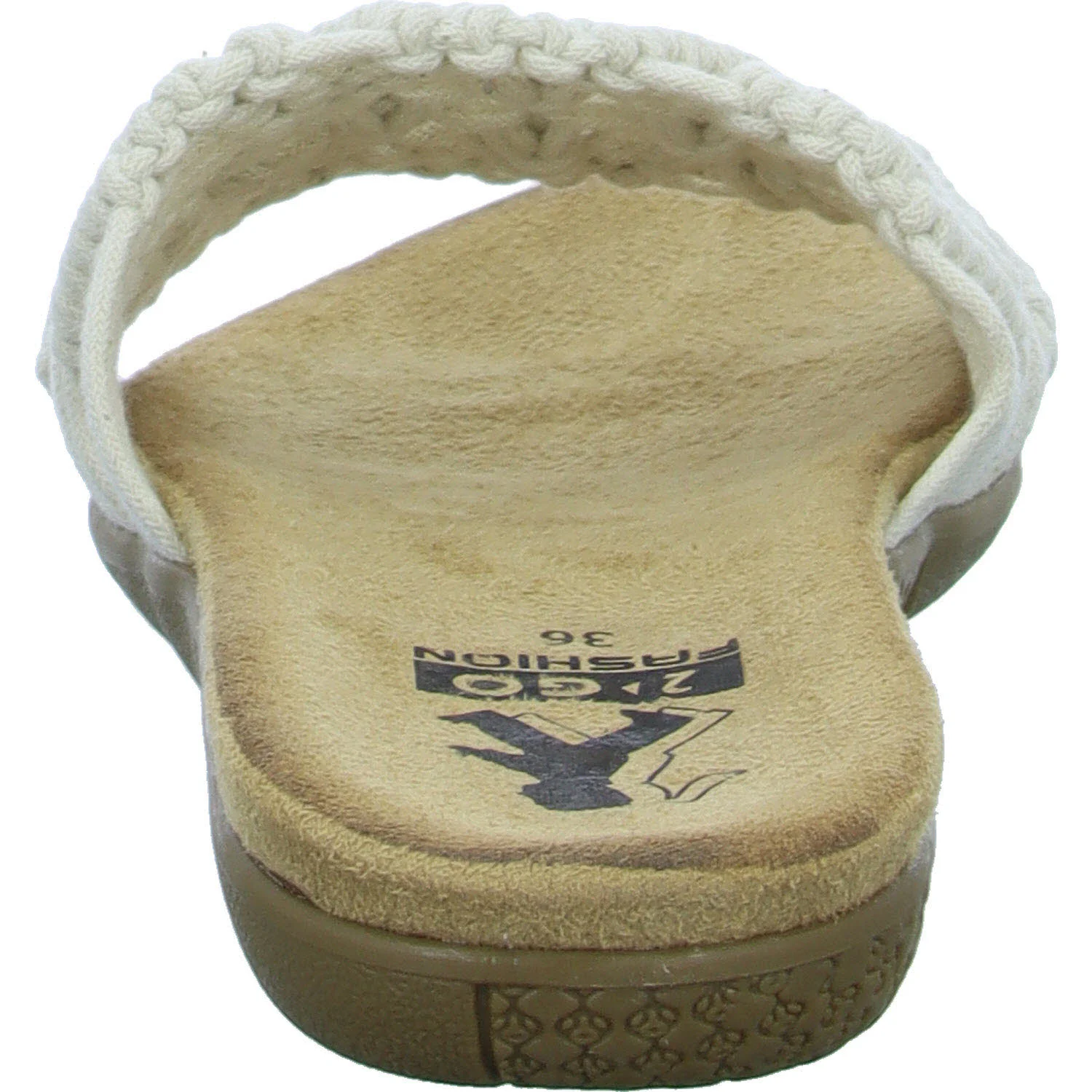 2go Fashion Damen Pantoletten 8962701-4 8962701 beige normal