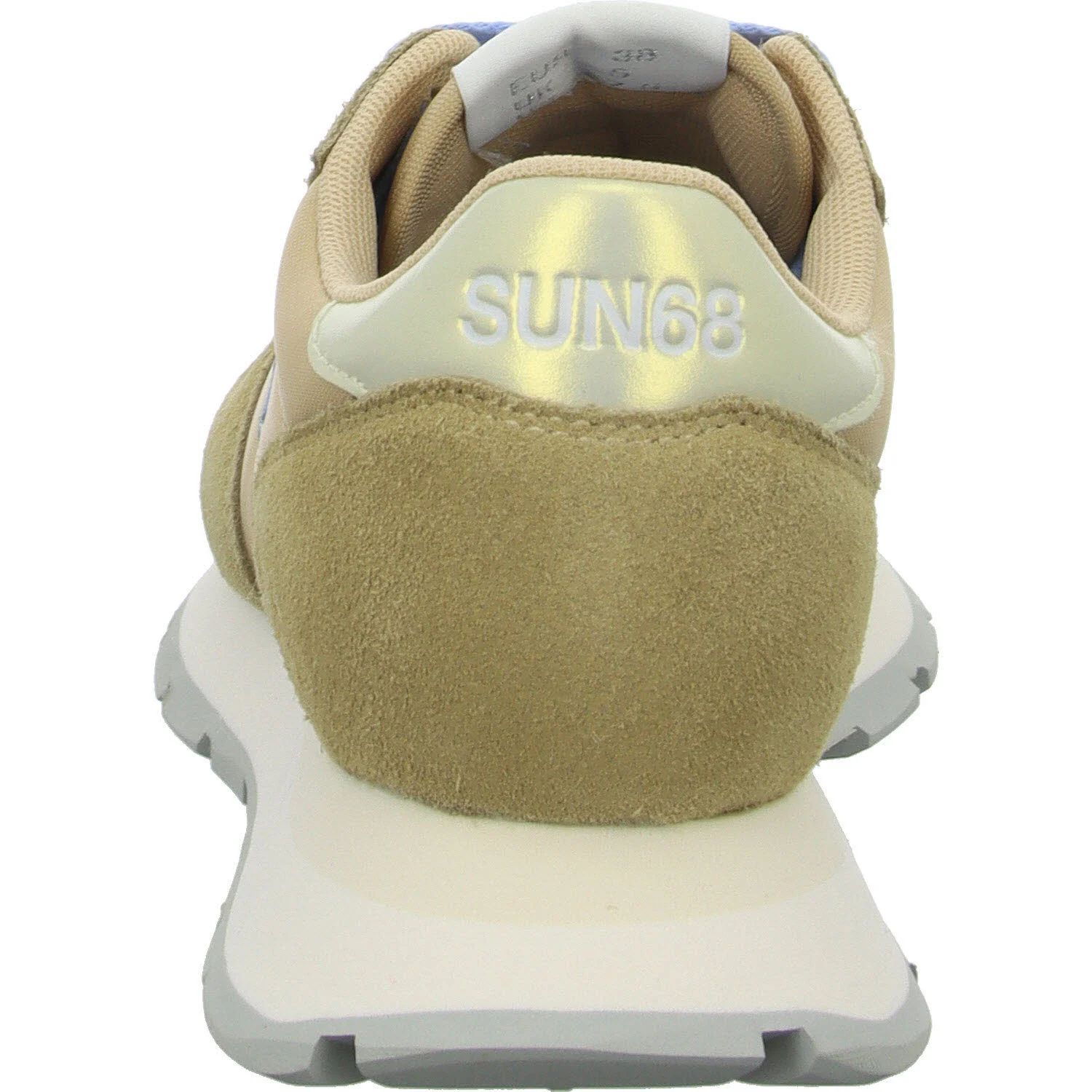 SUN68 Damen Schnürschuhe Z35201 16 ALLY SOLID NYLON beige normal